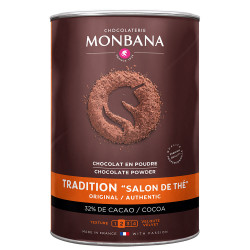 Chocolat en poudre "Salon de Thé" 1Kg de Monbana