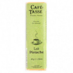 Barre de chocolat au lait pistache Café-Tasse - 45g