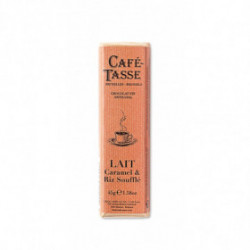Barre de chocolat au lait caramel crunchy Café-Tasse - 45g