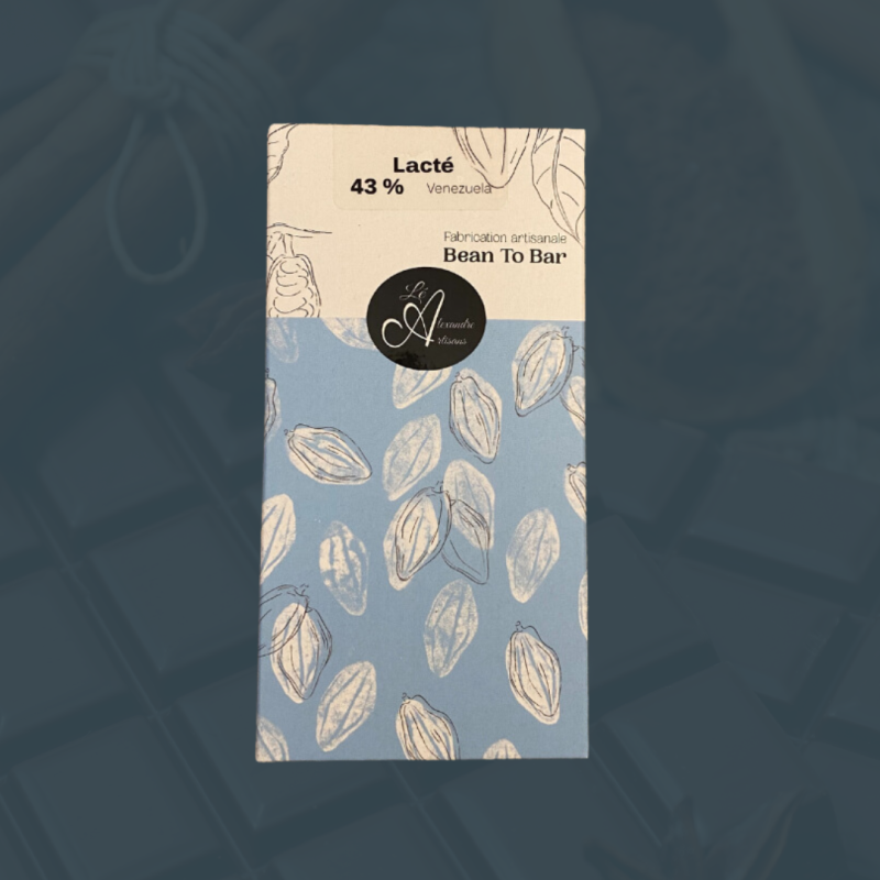 Chocolat au Lait 43% Léa & Alexandre - Douceur Crémeuse et Gourmande