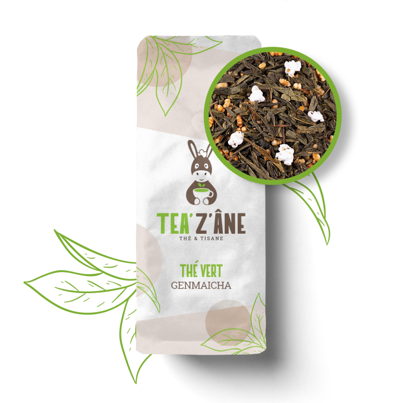 Japan genmaicha- Vrac 100g - Tea'Z'Âne