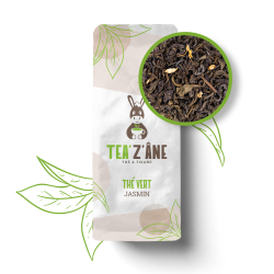 Thé vert jasmin- Vrac 100g - Tea'Z'Âne