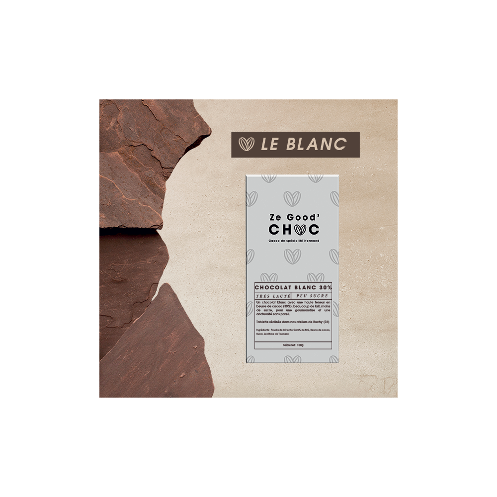 Chocolat blanc Ze Good Choc