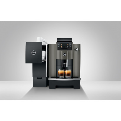 Machine à café Jura W4 Dark Inox avec le chauffe-tasses (optionnel)