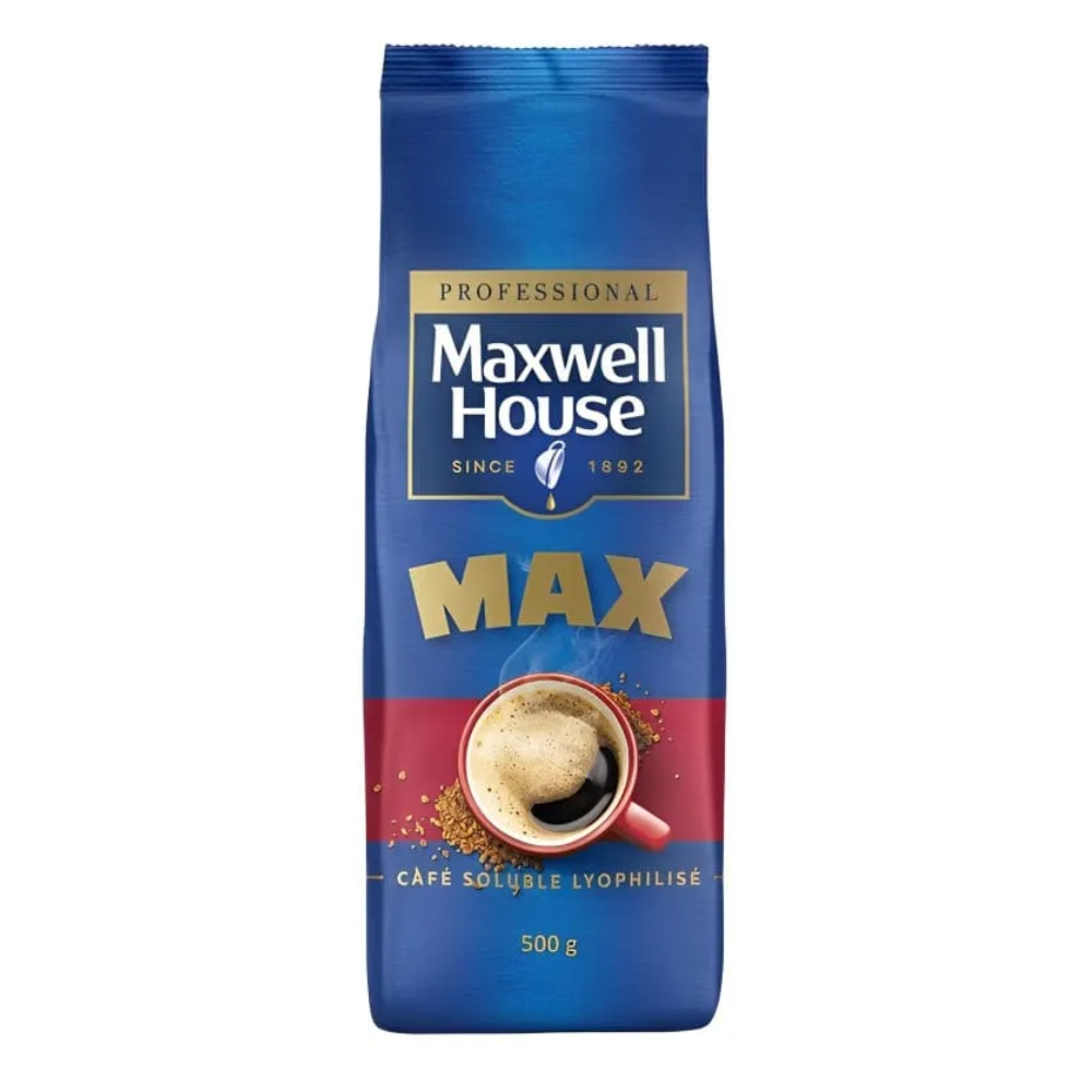 Café soluble Maxwell House Max 500g