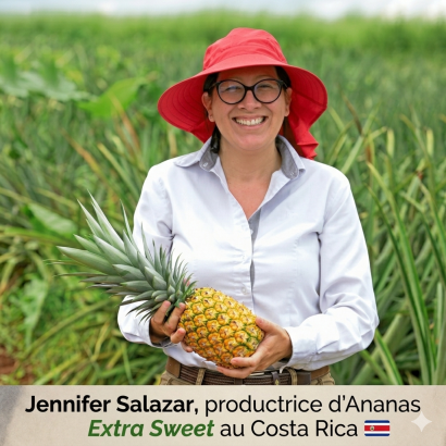 Jennifer produit nos ananas
