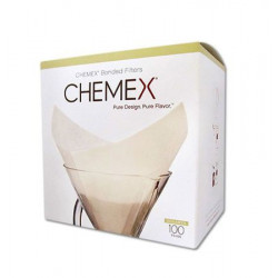 Boîte de 100 filtres blanc pour cafetière Chemex 6-8 tasses