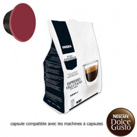 Gimoka Espresso Vellutato, capsule compatible Dolce Gusto  (x16)